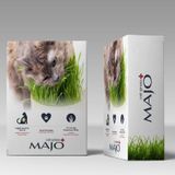 Majo Naturel Kedi Çimi 3 Kullanımlık Yedek Tohumlu