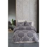 Majoli Luna Blue Tek Kişilik Kapitoneli Nevresim Takımı 4 Mevsim Set % 100 Pamuk Ranforce Kumaş 4 Mevsim Set - 240 x 260 cm - Mavi