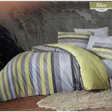 Majoli rhea Battal Boy Kapitoneli Nevresim Takımı 4 Mevsim Set % 100 Pamuk Ranforce Kumaş 4 Mevsim Set - 240 x 260 cm - Açık Kahverengi