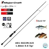 Major Craft 1G Ajido AD1-S622l/ Aji Solid 1.88 m 0.2-3 gr 2 Parça LRF Kamış