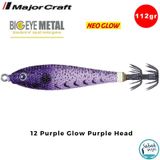 Major Craft Big Eye Metal Kalamar Zokası 112gr BEM-30#12 Purple Glow Purple Head