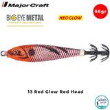 Major Craft Big Eye Metal Kalamar Zokası 56GR Bem-15 #13 Red Glow Red Head