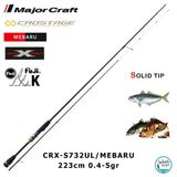 Major Craft Crostage CRX-S732UL Mebaru Solid 223 cm 0.4-5 gr 2 Parça LRF Kamış