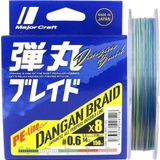 Major Craft Dangan Braid 8X İp Misina PE 0.6 0.06mm 14lb/5.2kg 150mt Multi