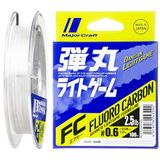 Major Craft Dangan Light Game Fluoro Carbon Misina DLG-F-0.6/0.128mm/2.5lb/1.27kg/100mt
