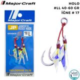 Major Craft Jigpara Çiftli Asist İğne Holo #LL 40-60gr (2 Adet)