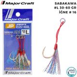 Major Craft Jigpara Tekli Asist İğne Saba #L 30-60gr (3 Adet)