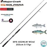 Major Craft Solpara SPX-832MLW Wind 253 cm 5-17 gr Light Spin Kamış