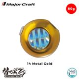 Major Craft TMTG-Head Tungsten Slider Tai Rubber Jig 80gr #14 Metal Gold