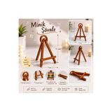 Major Hobi 3’lü Mini Şövale Stand Seti 11x7 cm – Dekoratif Küçük Tuval ve Fotoğraf Standı