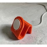 Major Hobi Apple Watch Uyumlu Retro Şarj Standı - Masaüstü Saat Tutucu - Turuncu