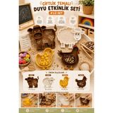 Major Hobi Çiftlik Temalı Duyu Etkinlik Seti 4lü Montessori Duyu Oyunu ve Ince Motor Beceri Seti - Çok Renkli