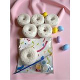 Major Hobi Donut Taş Boyama Seti, Dıy, Kendin Yap, Doğum Günü Hediyesi 15 Adet - 102-Beyaz - Belirtilmemiş