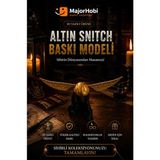 Major Hobi Golden Snitch Dekoratif Masa Objesi 3D Baskı Harry Potter Temalı 21 cm - Altın
