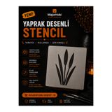 Major Hobi Lale Çiçeği Stencil Şablon Dekoratif Duvar ve Ahşap Boyama Kalıbı