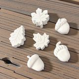 Major Hobi Taş Tozu Sonbahar Figürleri Boyama Seti 4–5 cm 6 Renk Boya + Fırça - Beyaz