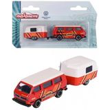Majorette 212055007 Volkswagen T3 The Originals Römorklu Araba