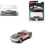 Majorette Collection Serisi Model Araçlar 1955 Porsche 550 - Siyah - Beyaz