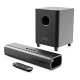 Majority Kablosuz Subwoofer ile Naga 40 Plus TV Soundbar | 2.1 Sistem, 3D Surround Ses, Bluetooth 5.0 | HDMI Ark, Optik, AUX, USB | uzaktan kumanda ve Duvara Monte
