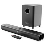 Majority Subwoofer'lı TV Soundbar | 2.1 Ev Sineması, 3D Surround Ses, Bluetooth 5.0 | HDMI Arc, AUX girişi, USB Oynatma ve Optik Giriş | Uzaktan Kumanda ve Duvar Braketi | Naga 60 Plus