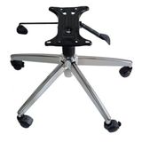 Makam Koltuğu Ayağı Çap 70 Cm Çift Kol Mekanizma Krom Pistonlu 150 Kg