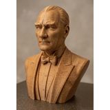 Makam Masalarına Özel Kaliteli Üretim 15 cm Atatürk Büstü Dekoratif Obje Hediyelik