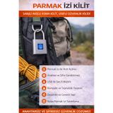 MAKAMP Parmak İzi Kilit – Şarjlı Akıllı Asma Kilit, USB’li Güvenlik Kilidi