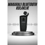 Makaralı Bluetooth Kulakiçi Yaka Kulaklığı Kablosuz Kulaklık - Renkli