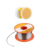 Makaralı Lehim Teli 40/60 Kalay / Kurşun + Lehim Pastası 2'Li Set