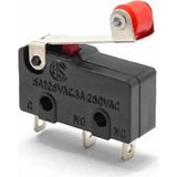 Makarali Micro Switch Anahtar 5A 5A 250V Rulo Makara Kollu No Nc Com Spdt Sinirlayici Momentary
