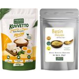 Makarna Lütfen Avantajlı Besin Mayası ve Yumurta Peynir Tozu Karışımı (Protein Seti - 200'er gram) - 1 Adet