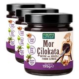 makarna lütfen! Mor Çilokata Antosiyoninli Fındık Kreması 195 Gr (3 paketi)