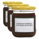 makarna lütfen! Yumuşatan Marmelat Kuru İncir-Kayısı-Erik 190 Gr (3 paketi)