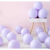 Makaron Balon 12" inç LİLA Renk 10 Adet