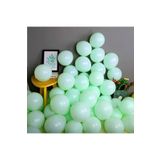 Makaron Balon Su Mint Yeşil 100 Adet+Balon Zinciri Hediye