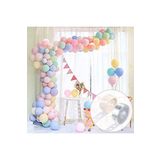 Makaron Karışık Balon 20 Adet Karışık Renk Soft Pastel Balon