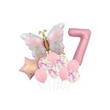 Makaron Kelebek Yildiz Folyo Balon Yaş Set, 354645654664