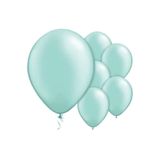 Makaron Mint Yeşili 10 Lu Latex Balon Küçük Boy Çok Renkli