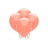 Makaron Somon Renk 10 Lu Latex Balon Normal Boy Çok Renkli