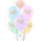 Makaron Team Bride Baskılı Karışık Balon 10 Adet