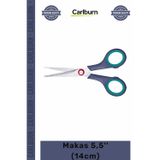 #Makas Keskin Çelik Ağızlı Plastik Saplı Profesyonel Terzi Kumaş Kağıt Hobi Ev Ofis Tipi Makas 5.5 İ