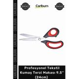 #Makas Profesyonel Tekstil Kumaş Kesim Lazer Uçlu Çelik Ağızlı Saplı Taksun Terzi Makası 95'' 24Cm