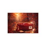MAKE BAG BORDO DERİ MAKYAJ ÇANTASI