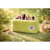 Make Bag Fıstık Peluş Makyaj Çantası - Yeşil