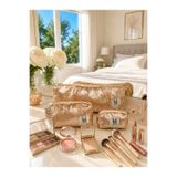 MAKE BAG GOLD BONCUK 3'LÜ SET MAKYAJ ÇANTASI