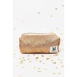 MAKE BAG GOLD PARLAK MAKYAJ ÇANTASI