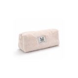MAKE BAG TAŞ RENGİ KÜRK MAKYAJ ÇANTASI