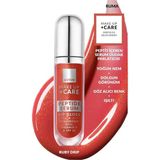 Make Up + Care Peptit Içeren Serum Gloss Dudak Parlatıcısı, Ruby Drip, Hyalüronik Asit ve Vitamin E ile Spf 20