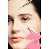 Make up Time Akne ve Siyah Nokta Temizleyici 4'lü Set Paslanmaz Çelik Gümüş Komedon