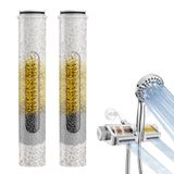 MakeFit MakeFit Filtreli Duş Başlığı için Duş Başlığı Filtresi Yedek Kartuş Elde Taşınabilir Combo-SSJ731/SW9730 (2'li Paket)